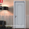 Excelente calidad de bajo precio de color blanco pintura puerta de madera interior